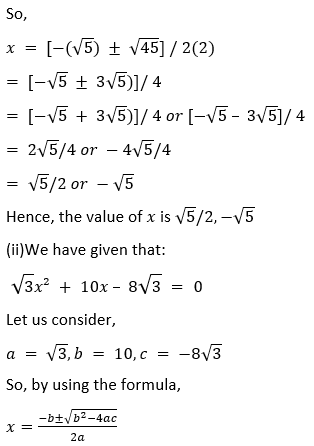 ML Aggarwal Solutions for Class 10 Maths Chapter 5 Quadratic Equations in One Variable-33