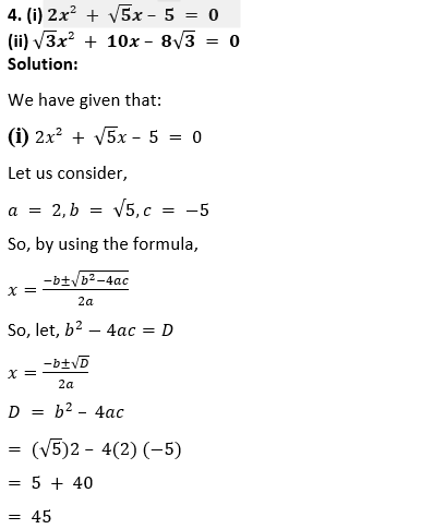 ML Aggarwal Solutions for Class 10 Maths Chapter 5 Quadratic Equations in One Variable-40