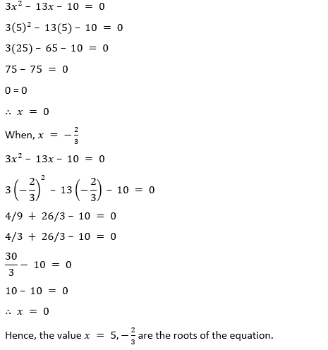 ML Aggarwal Solutions for Class 10 Maths Chapter 5 Quadratic Equations in One Variable-5