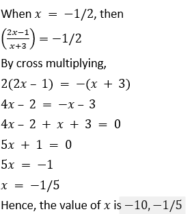 ML Aggarwal Solutions for Class 10 Maths Chapter 5 Quadratic Equations in One Variable-59