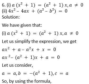 ML Aggarwal Solutions for Class 10 Maths Chapter 5 Quadratic Equations in One Variable-60