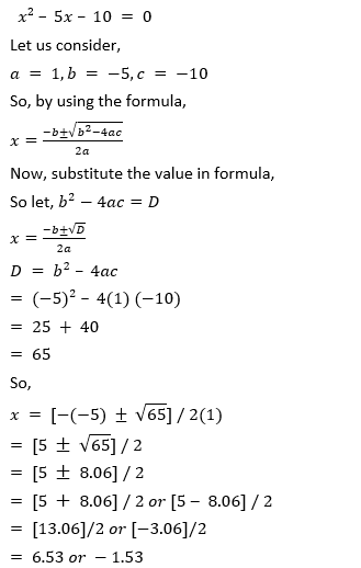 ML Aggarwal Solutions for Class 10 Maths Chapter 5 Quadratic Equations in One Variable-61