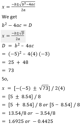 ML Aggarwal Solutions for Class 10 Maths Chapter 5 Quadratic Equations in One Variable-63