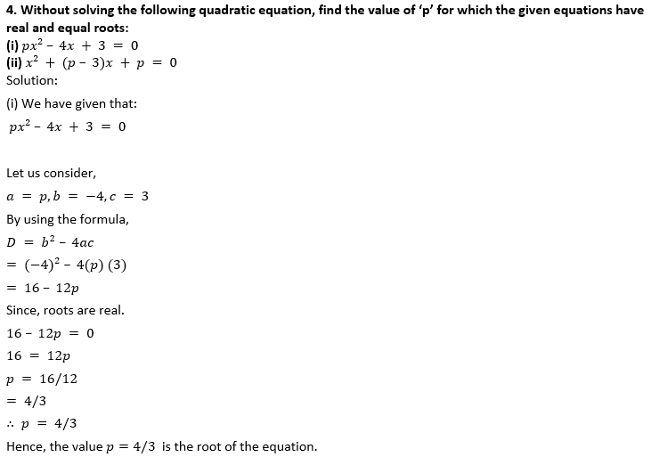ML Aggarwal Solutions for Class 10 Maths Chapter 5 Quadratic Equations in One Variable-81