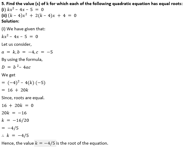 ML Aggarwal Solutions for Class 10 Maths Chapter 5 Quadratic Equations in One Variable-83
