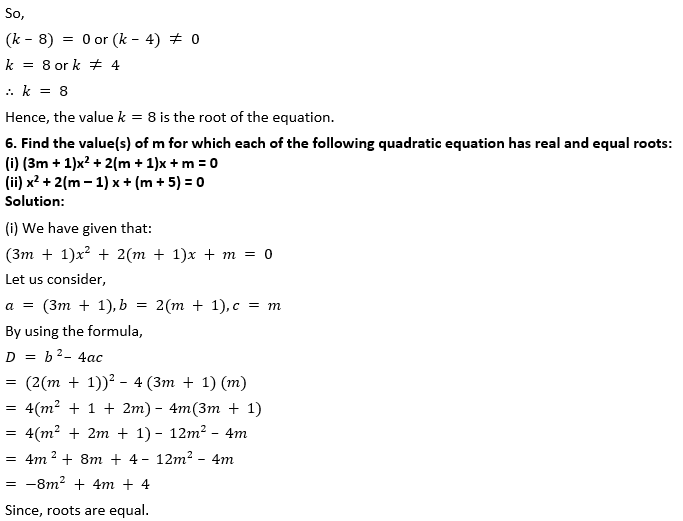 ML Aggarwal Solutions for Class 10 Maths Chapter 5 Quadratic Equations in One Variable-85