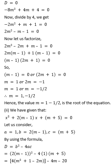 ML Aggarwal Solutions for Class 10 Maths Chapter 5 Quadratic Equations in One Variable-86