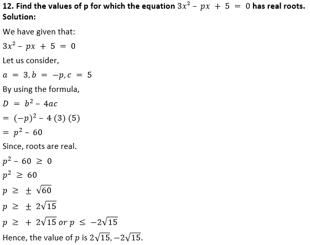 ML Aggarwal Solutions for Class 10 Maths Chapter 5 Quadratic Equations in One Variable-93