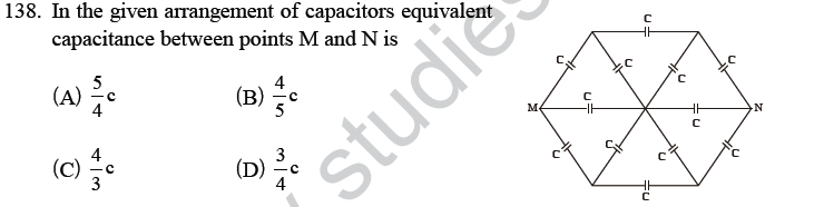 NEET UG Physics Electrostatics MCQs-40