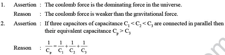 NEET UG Physics Electrostatics MCQs-41