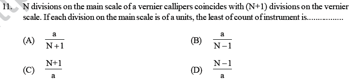 NEET UG Physics Experiments MCQs-1