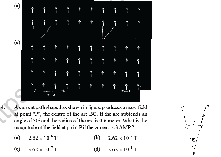 NEET UG Physics Magnetic Effects of Electric Current MCQs-19