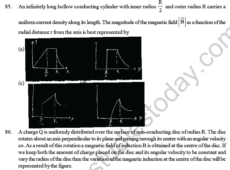 NEET UG Physics Magnetic Effects of Electric Current MCQs-46