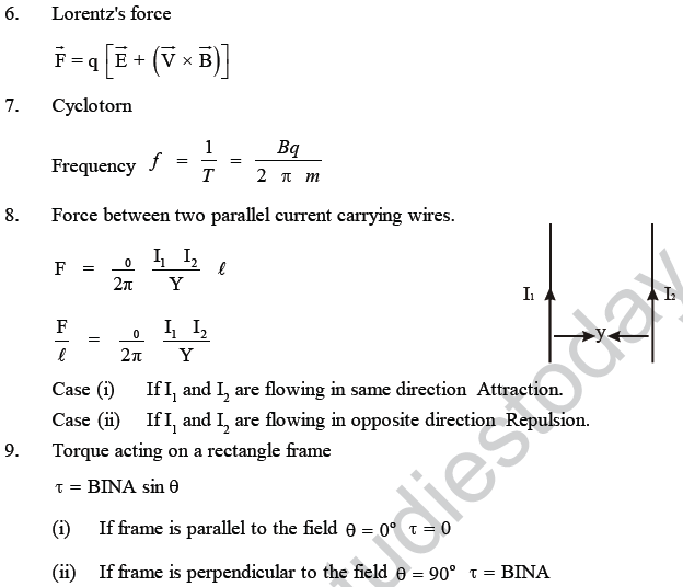 NEET UG Physics Magnetic Effects of Electric Current MCQs-6