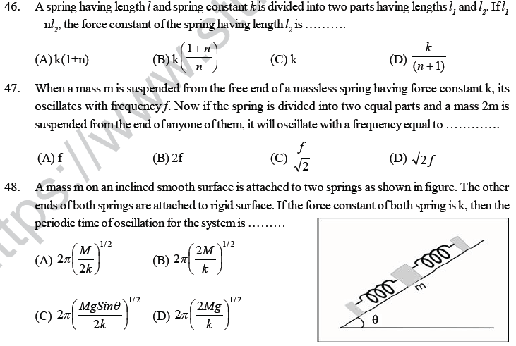 NEET UG Physics Oscillations and Waves MCQs-22