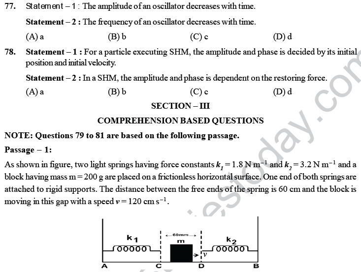 NEET UG Physics Oscillations and Waves MCQs-32