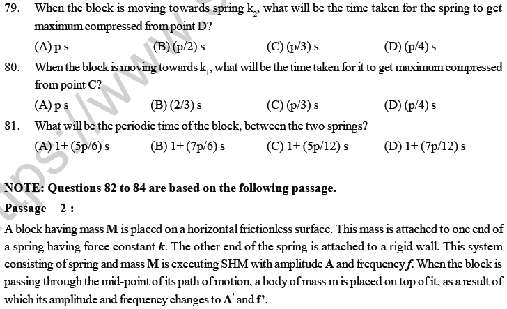 NEET UG Physics Oscillations and Waves MCQs-33