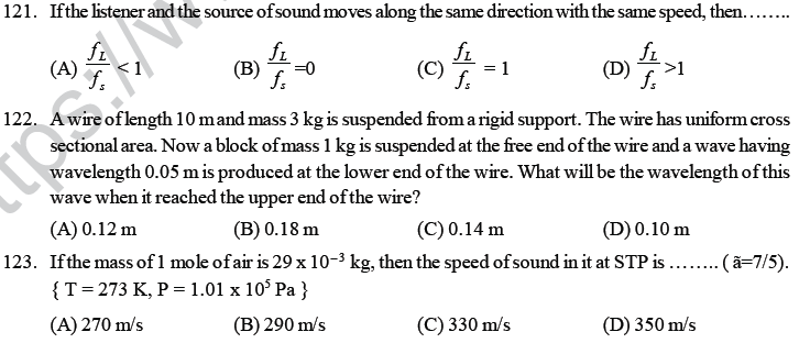 NEET UG Physics Oscillations and Waves MCQs-42