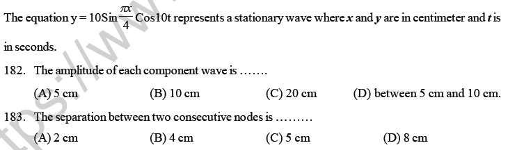 NEET UG Physics Oscillations and Waves MCQs-45