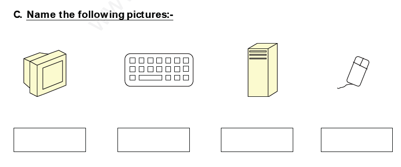 CBSE Class 1 Computer Science Assignment (2)