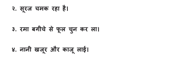 CBSE Class 1 Hindi Revision Assignment Set F