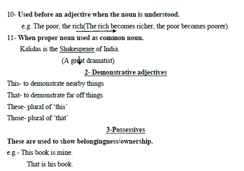 CBSE Class 10 English Grammer notes Part A_2