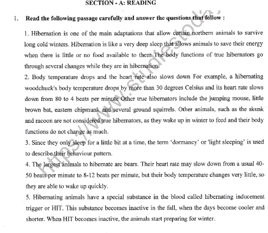 CBSE Class 10 English Sample Paper 2022 Set B Solved 1