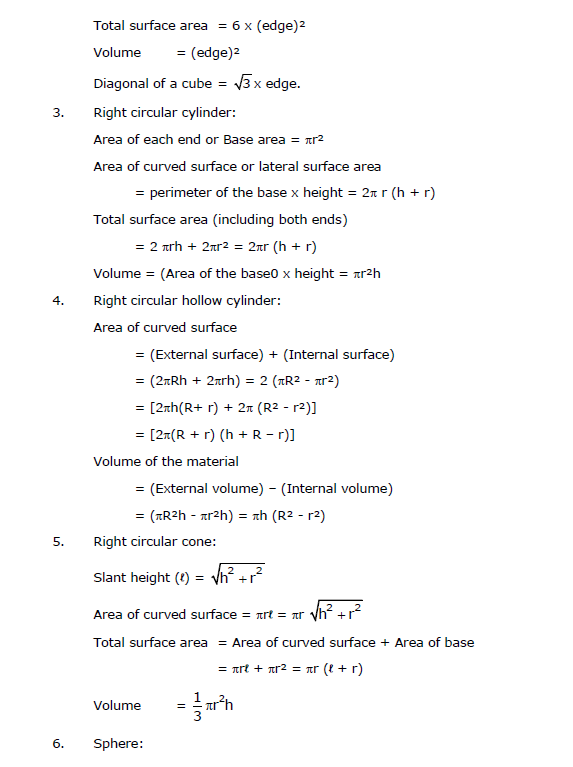 CBSE Class 10 Mathematics - Surface Areas and Volumes Concepts_1
