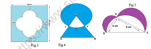 CBSE Class 10 Mathematics Area Related To Circle Worksheet Set B 3