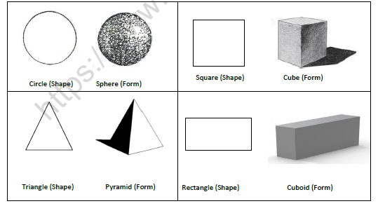 CBSE Class 10 Painting Shape And Form Worksheet Solved 1