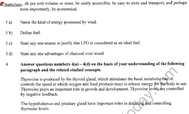 CBSE Class 10 Science Question Paper 2022 Set D 2