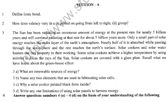 CBSE Class 10 Science Question Paper 2022 Set E 1
