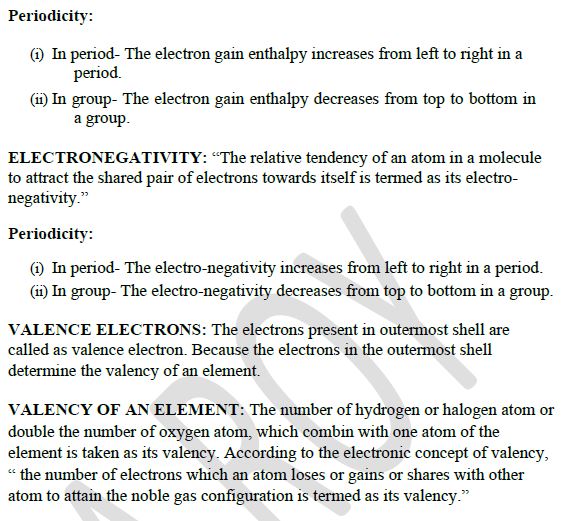 CBSE Class 11 Chemistry Classification of Elements (1)
