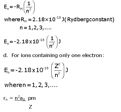 CBSE Class 11 Chemistry Structure Of Atom Notes Set F