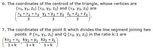 CBSE Class 11 Mathematics - Three Dimensional Geometry Concepts