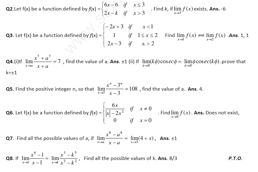 CBSE Class 11 Mathematics Probability Assignment Set B