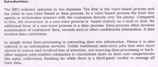 CBSE Class 12 Business Process Outsourcing Part 1