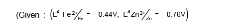 CBSE Class 12 Chemistry - Electro Chemistry Questions