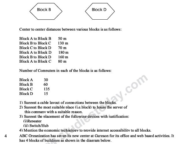 CBSE Class 12 Computer Science - Communication and Network