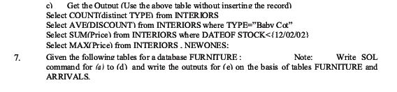 CBSE Class 12 Computer Science - Database and SQL