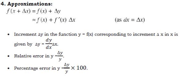 CBSE Class 12 Mathematics Application of Derivative