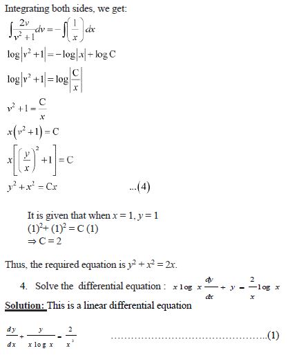 CBSE Class 12 Mathematics Differential Equation_0