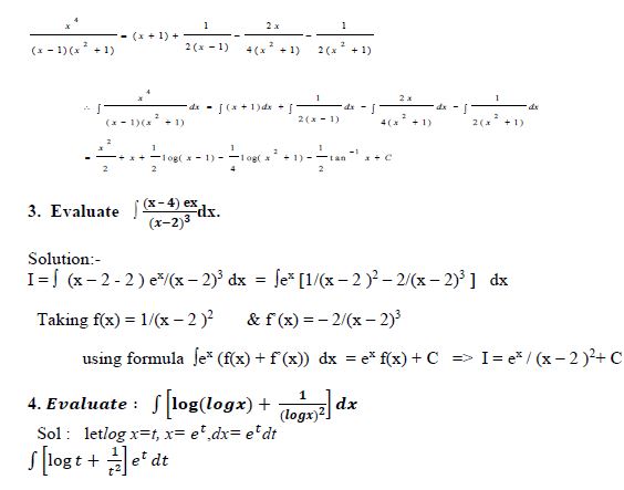 CBSE Class 12 Mathematics Integration