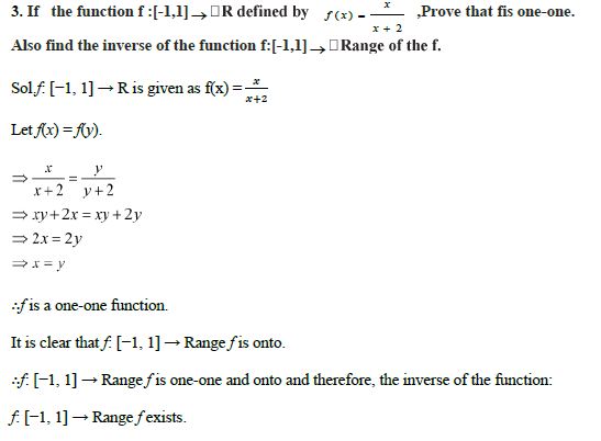 CBSE Class 12 Mathematics Relations & Functions_0