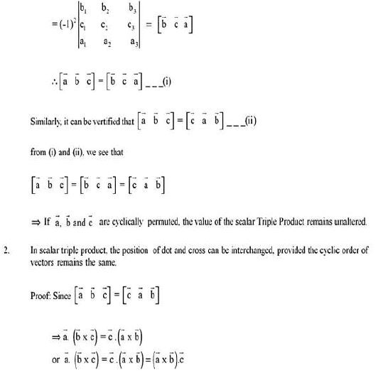 CBSE Class 12 Mathematics Vectors and 3D