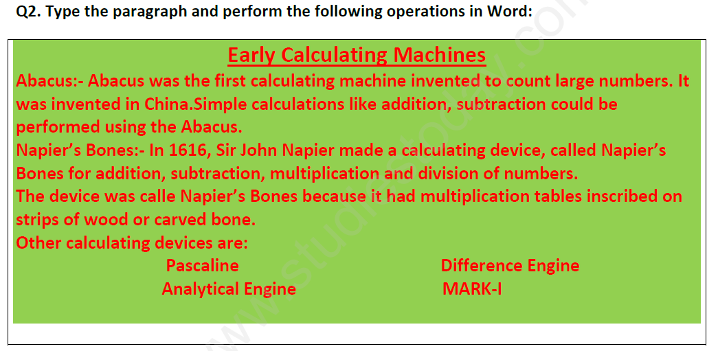 CBSE Class 3 Computers Assignment (1)