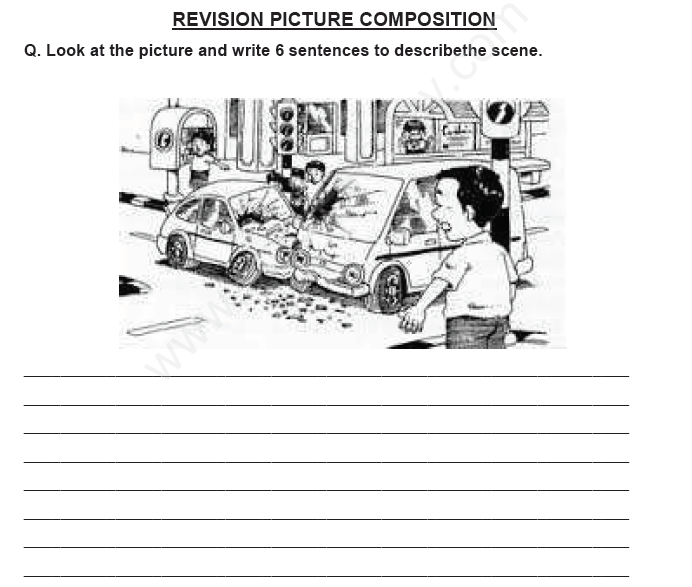 CBSE Class 3 English Picture Composition Assignment