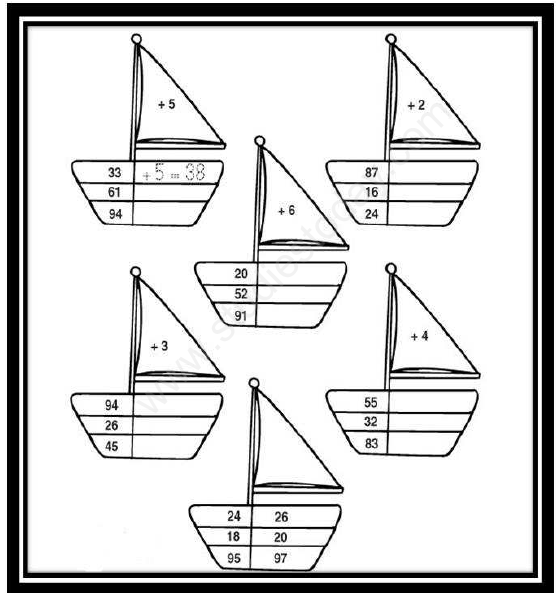 CBSE Class 3 Mathematics Addition Assignment