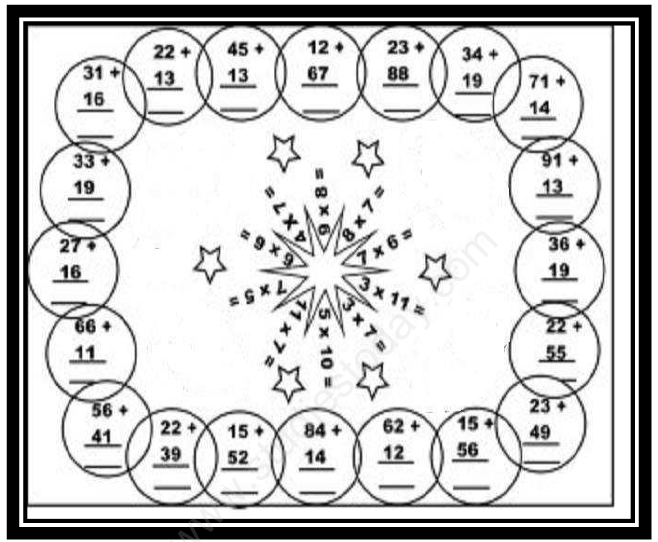 CBSE Class 3 Mathematics Addition Assignment