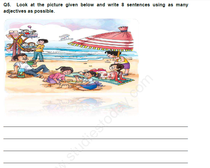 CBSE Class 4 English Revision Assignment Set J